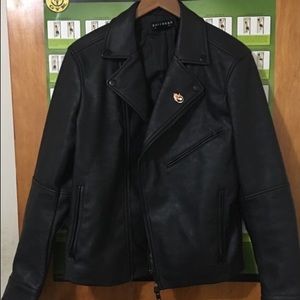 Bullhead Black Leather Jacket